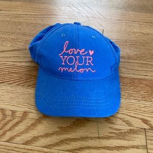 Blue and pink Love Your Melon adjustable baseball hat